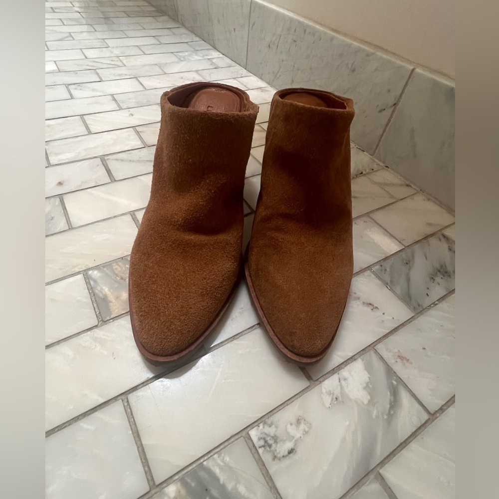 LUCKY BRAND Women’s Camel Sebiki Heeled Mule - Size 6 - Picture 7 of 14